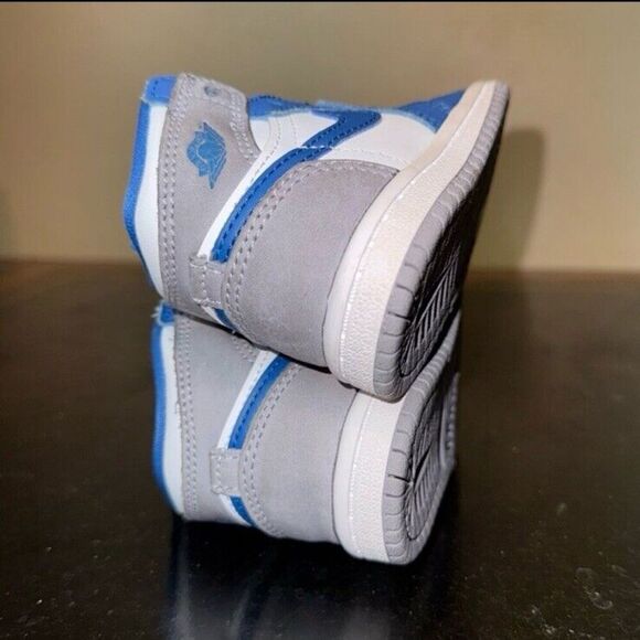 Nike Air Jordan 1 High Og True Blue FD1413-410 Toddler TD Size 4C - Picture 6 of 6